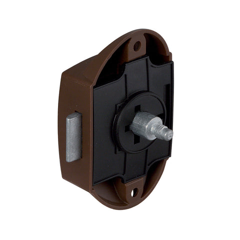 Push Button Lock Material: Plastic Finish/Colour: WhiteMatt nickel plated Note: For Push-Lock locks operated from one side the following are required:1 push button (e.g. 229.01.677)1 rosette (e.g. 229.03.626, 229.03.617, or 229.03.608)Image does not show
