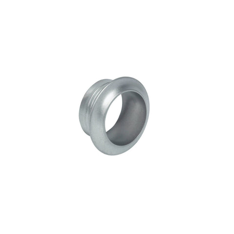 Rosette for 16 mm Panels Area of application: For push-lock espagnolette locks or rim locks Material: Plastic Finish/Colour: Matt nickel plated Panel thickness: 16 mm Installation: For press fitting Hafele
