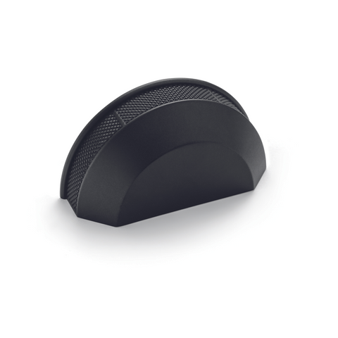 H2315 Textured Half Round Pull Handle, 3 x colours. Finish: Matt black Nickel plated, brushed Gold coloured, brushed Dimensions: 50 x 30 mm Note: Please order screws separately:022.35.225: 22mm Screws for use with all Häfele handles where panel thickness