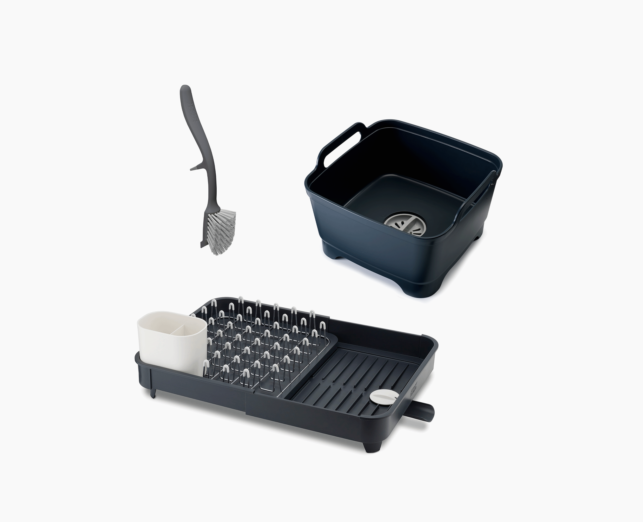 3 piece Grey Drainer Washing up Bowl Brush Set KitchenLibrary 3-piece-grey-drainer-washing-up-bowl-brush-set-kitchenlibrary