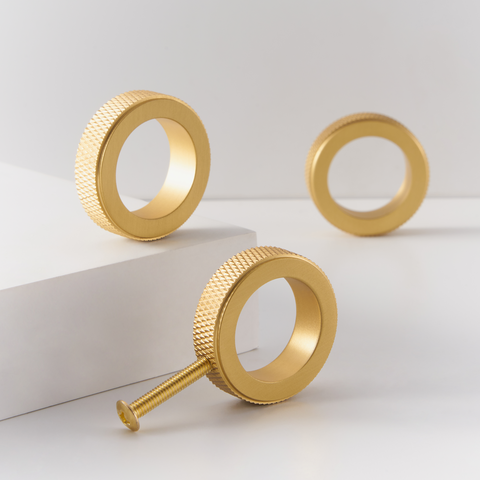 Dalton Solid Brass Knob | Satin Brass
