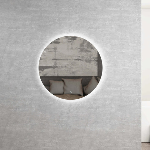 Bondi Led Mirror 800mm Round Daylight 6000K