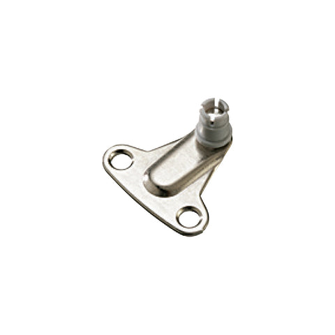 Mounting Bracket for Cabinet for Häfele Maxi Up Area of application: For fixing the lid stay to the cabinet Material: Steel Finish: Nickel plated Cabinet Edge Distance: 37 mm Order reference: Mounting bracket for Häfele Maxi Up Hafele