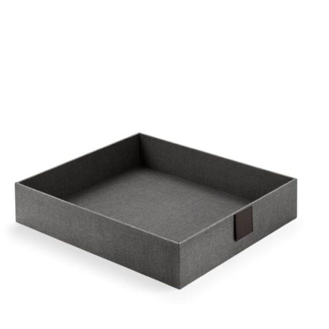 Night Storage Tray - 410mm x 150mm x 50 mm External Dimensions (W x D x H): 410mm x 150mm x 50 mm Finish: Elephant GreyTaupe NOTE: Available 4-6 weeks from order placement. Hafele
