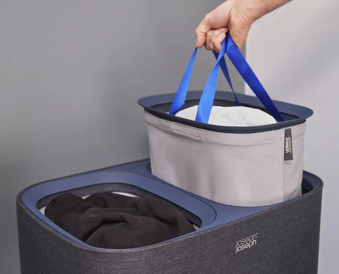 Tota 90L Black Laundry Separation Basket