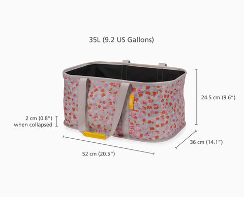 Hold-All™ Peach Collapsible 35L Laundry Basket