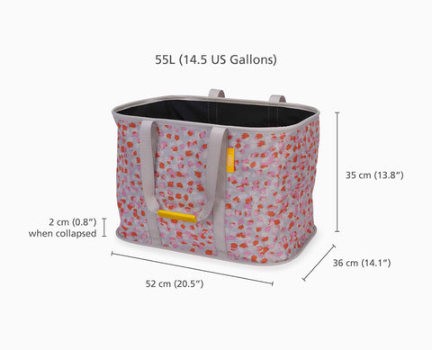 Hold-All™ Max Peach Collapsible 55L Laundry Basket
