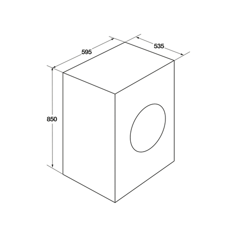 Washing Machine - Front Loader Features: 7.5kg Capacity23 Wash ProgramsElectronic controlsPre-wash functionExtra-rinse functionStainless steel drumChild lockMEPS/WELS: 2.5/4.5 stars Load Capacity: 7.5kg Dimensions (H x W x D): 850 x 595 x 565mm Childproof