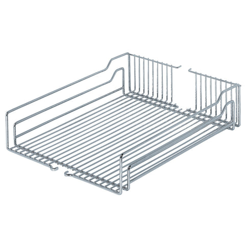 Project Plus Dispensa Pantry Brand: Kesseböhmer Material: Steel support frame, wire baskets Finish: Powder-coated silver extension,Chrome plated Polished baskets Number of baskets: 5 Load capacity: 70 kg Version: Height adjustable, full extension Internal