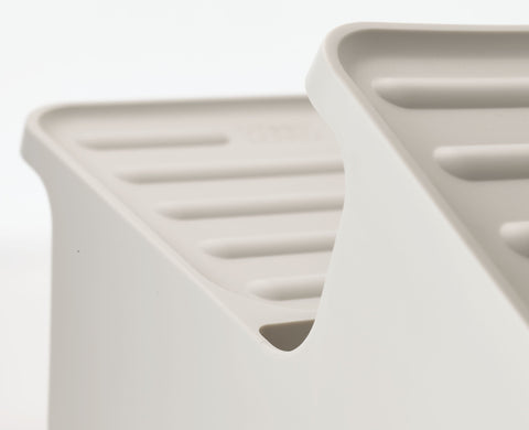 Shoe-In™ Space-saving Ecru Shoe Rack