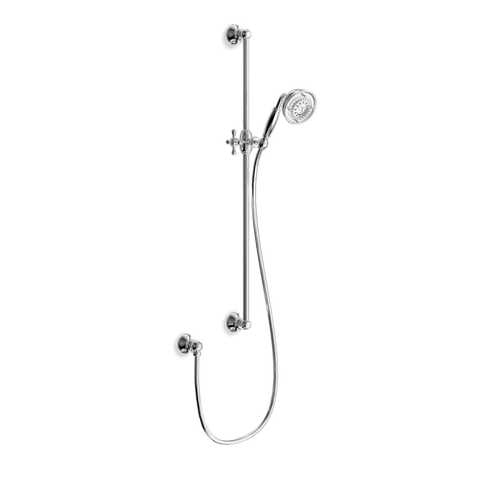 Sliding Rail Shower — Adjustable Handshower, 5-Jet Head | Classico