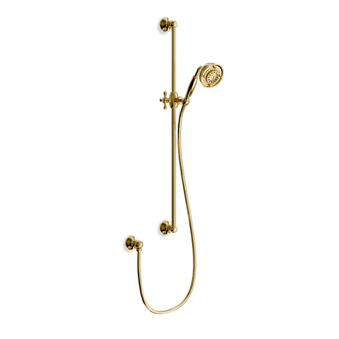Sliding Rail Shower — Adjustable Handshower, 5-Jet Head | Classico
