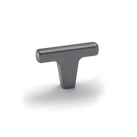 H2335 Cabinetry Knob, 4 colours Finish: Matt black Brushed nickel plated Gold coloured brushed Graphite coloured Dimensions: 47 x 32mm Note: Please order screws separately:022.35.225: 22mm Screws for use with all Häfele handles where panel thickness is 16