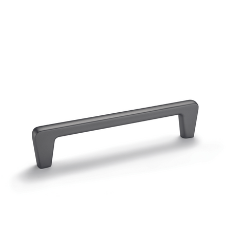 H2330 Cabinetry Handles, 3 sizes, 4 colours Finish: Matt black Brushed nickel plated Gold coloured brushed Graphite coloured Hole Centres 96mm 128mm 160mm Dimensions: 114 x 32mm 146 x 32mm 178 x 32mm Note: Please order screws separately:022.35.225: 22mm S