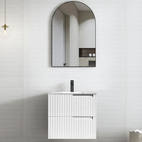 Vanity NOOSA Wall Hung 600mm Matte White