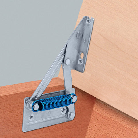 Corner Bench Hinge Area of application: Joint designed for safe lift-up of seat panel Features: The opening stop in the hinge joint prevents the seat panel from butting against the fittingLarge swivel range to the front (110 mm) allows lifting up seat pan
