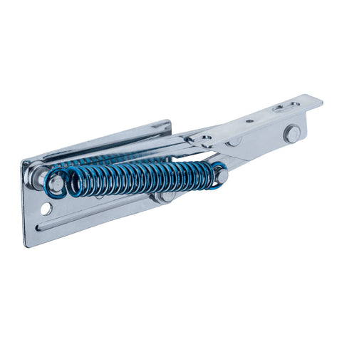 Corner Bench Hinge Area of application: Joint designed for safe lift-up of seat panel Features: The opening stop in the hinge joint prevents the seat panel from butting against the fittingLarge swivel range to the front (110 mm) allows lifting up seat pan