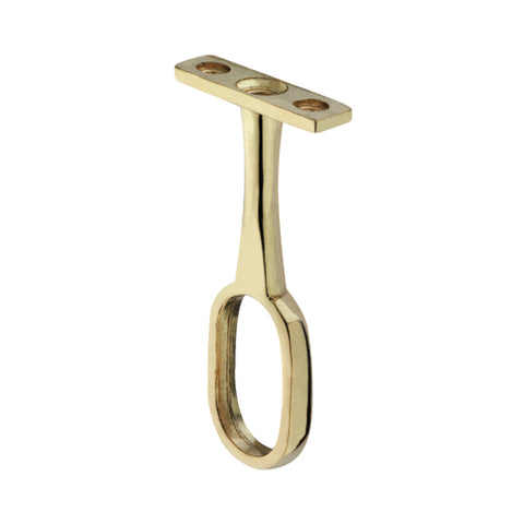 Rail Centre Support for Oval Wardrobe Rail Material: Zinc Alloy; Chrome PlatedZinc Alloy; Brass plated Notes: Comes only in 1 piece For Screw Fixing Suitable with following products: Oval Wardrobe Rail (Chrome, Brass or Nickel)Oval Wardrobe Rail (Silver,