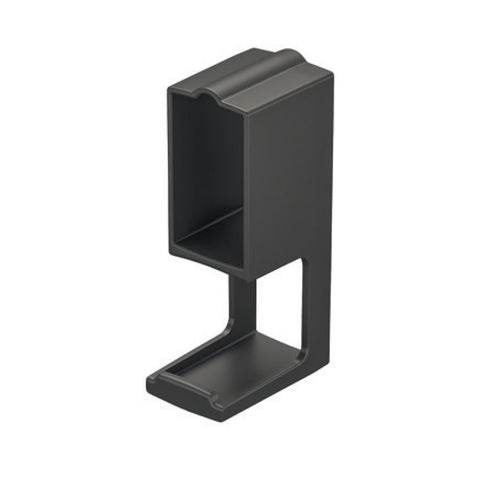 DressCode Wardrobe Rail Hook Area of Application: Hook for suspending handbags and scarves on the wardrobe rail Material: Plastic Finish: Traffic White Suitable for: For rectangular wardrobe rail 34x18 mm Installation: For sliding onto straight-edged ward