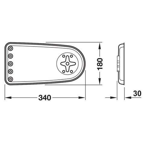 ONLY Wardrobe Lift Material: Clothes rail: SteelMounting plate and arm: Plastic Finish: Grey, Clothes rail: GreyBlack, Clothes rail: Nickel Plated Installation: For screw fixing to wardrobe side panel into 32mm series drilled holes Load bearing capacity: