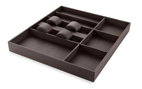 Night Multipurpose Tray Dimension: 400mm x 410mm440mm x 410mm Finish: Moka Brown NOTE: Available 4-6 weeks from order placement. Hafele
