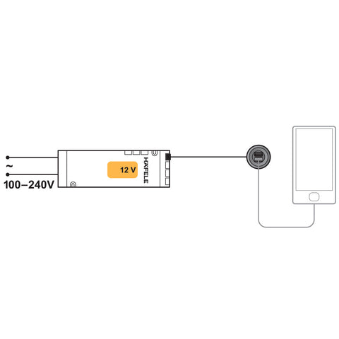 USB Charger Station Cover Ring: Round or Square Material/ Finish: Plastic, Matt BlackPlastic, Matt Nickel Plated Installation: For mounting in drilled hole, for clamp fixing Drill hole Ø: 35 mm Output voltage: 5 V Output Current: 2 A Power Consumption: 3M