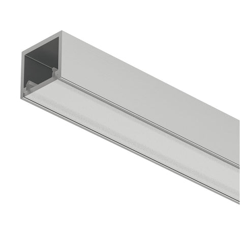 Profile 2102, Häfele Loox Width: Internal width: 11mmDiffuser: 11mm Material: Profile: AluminiumDiffuser: Plastic Finish: SilverBlackStainless Steel Brushed Order Reference: : DiffusersThe diffuser created a uniform light.The LED points are invisible from
