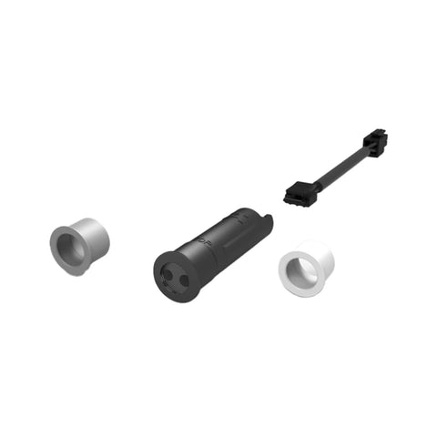 Hafele Loox Sensor Motion detector, modular. Features: Motion detector, modular - automatic on/off switching. Material: Plastic Finish/colour: Black (includes modular front cover white, black, grey) Degree of Protection: IP20 Sensor range: 0-3000 mm Senso