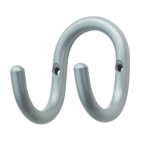 Coat Hook Material: Steel Finish: Aluminium coloured Dimensions (W x D x H): 62 x 62 x 85 mm Hafele