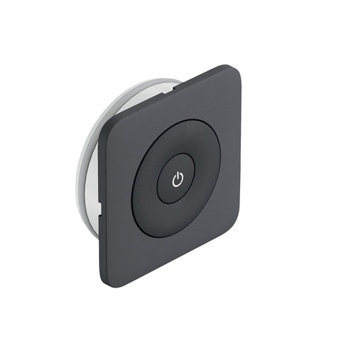 Häfele Connect Mesh furniture switch Area of Application: The Connect Mesh furniture switch is able to control one scene/group by the middle button. Left and right will be used for colour changes (MW or RGB) and up and down for dimming.The complete set is
