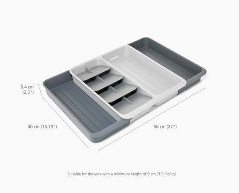 DrawerStore™ Expanding Tiered Cutlery, Utensil & Gadget Organiser