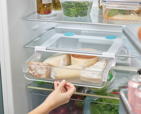 2-piece FridgeStore™ Clear Under-shelf Drawer & Storage Bin Set