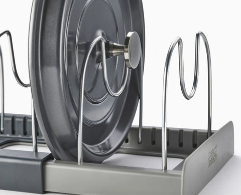 DrawerStore™ Grey Expanding Cookware Organiser
