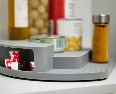 CupboardStore™ Grey Rotating Organiser