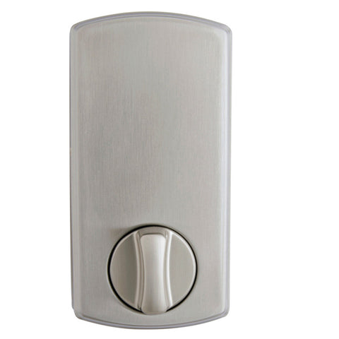 Digital Deadbolt, Touchscreen with key override Features: Digital Touchscreen with thumbturn locking on the insidetouch to activate and touch to lockHolds up to 25 user codesVacation mode (deactivates all user codes temporarily)Auto-locking with adjustabl