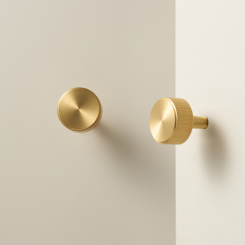 Bauer Solid Brass Knob | Satin Brass