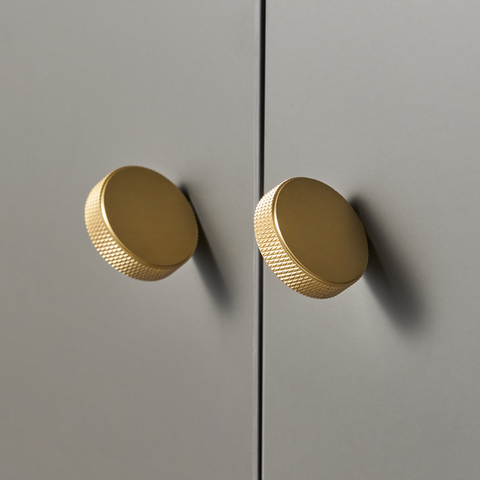 Dalton Solid Brass Knob | Satin Brass