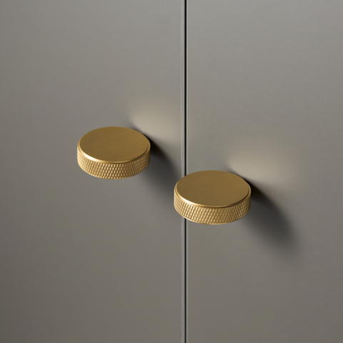 Dalton Solid Brass Knob | Satin Brass