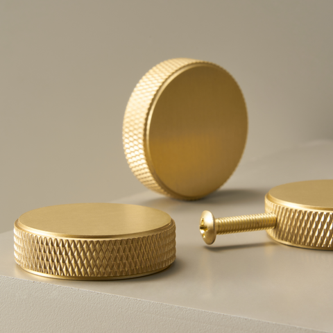 Dalton Solid Brass Knob | Satin Brass