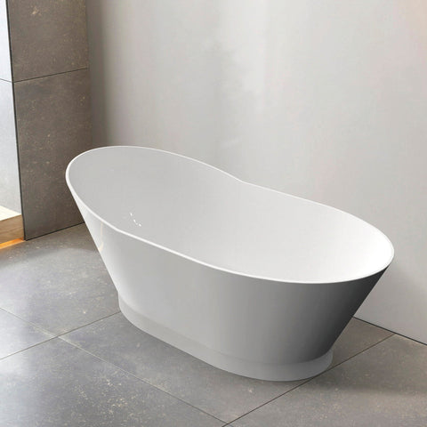London Freestanding Bath 1500mm Gloss White