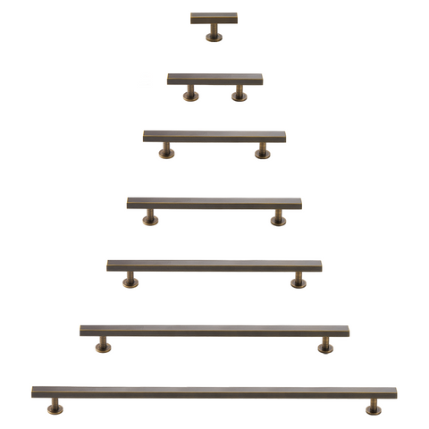 Leo Solid Brass Handle | Bronze