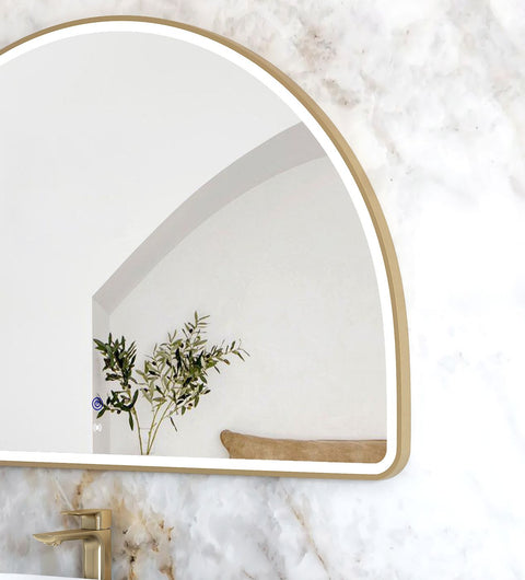 ARCHIE LED Half Moon Mirror 1200x800mm