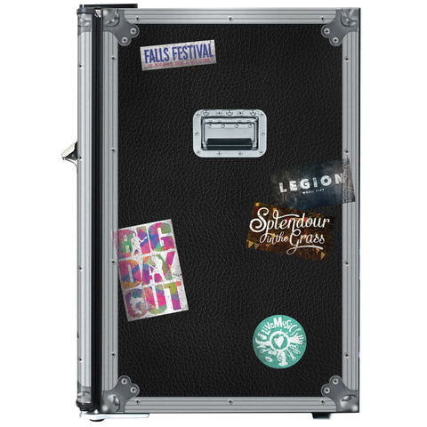 Music Roadie Case Retro Mini Bar Fridge 70 Litre Schmick Brand With Opener - Mode BC70B-ROADIE-AUS