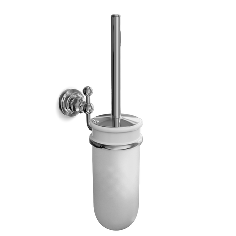 Wall-Mounted Toilet Brush & Holder (Ceramic) | Agora