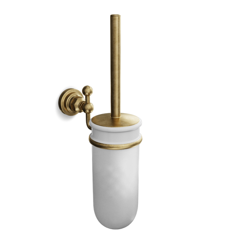 Wall-Mounted Toilet Brush & Holder (Ceramic) | Agora