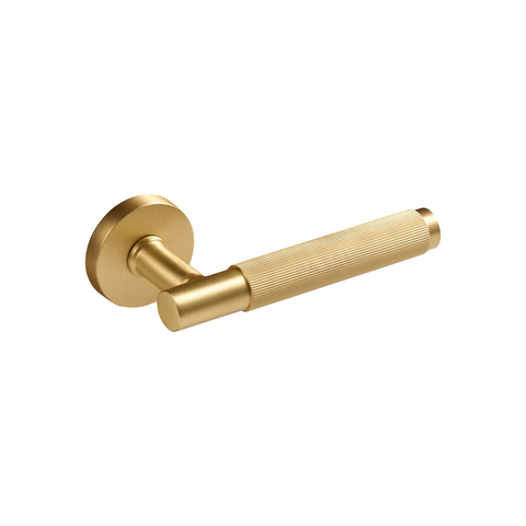 Alto Solid Brass Door Lever | Gold