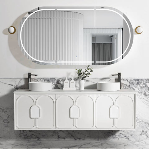 BALMORAL Mark II Wall Hung Vanity Matte White (All Sizes)