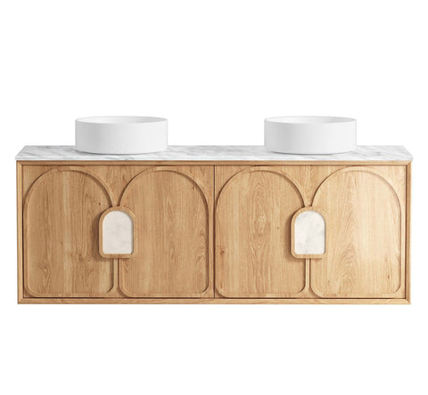 BALMORAL Mark II Wall Hung Vanity Woodland Oak (All Sizes)
