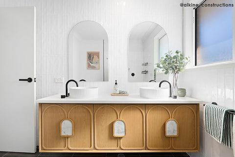 BALMORAL Mark II Wall Hung Vanity Woodland Oak (All Sizes)