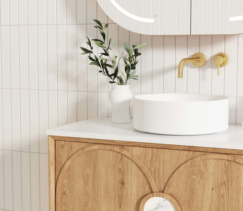 BALMORAL Mark II Wall Hung Vanity Woodland Oak (All Sizes)